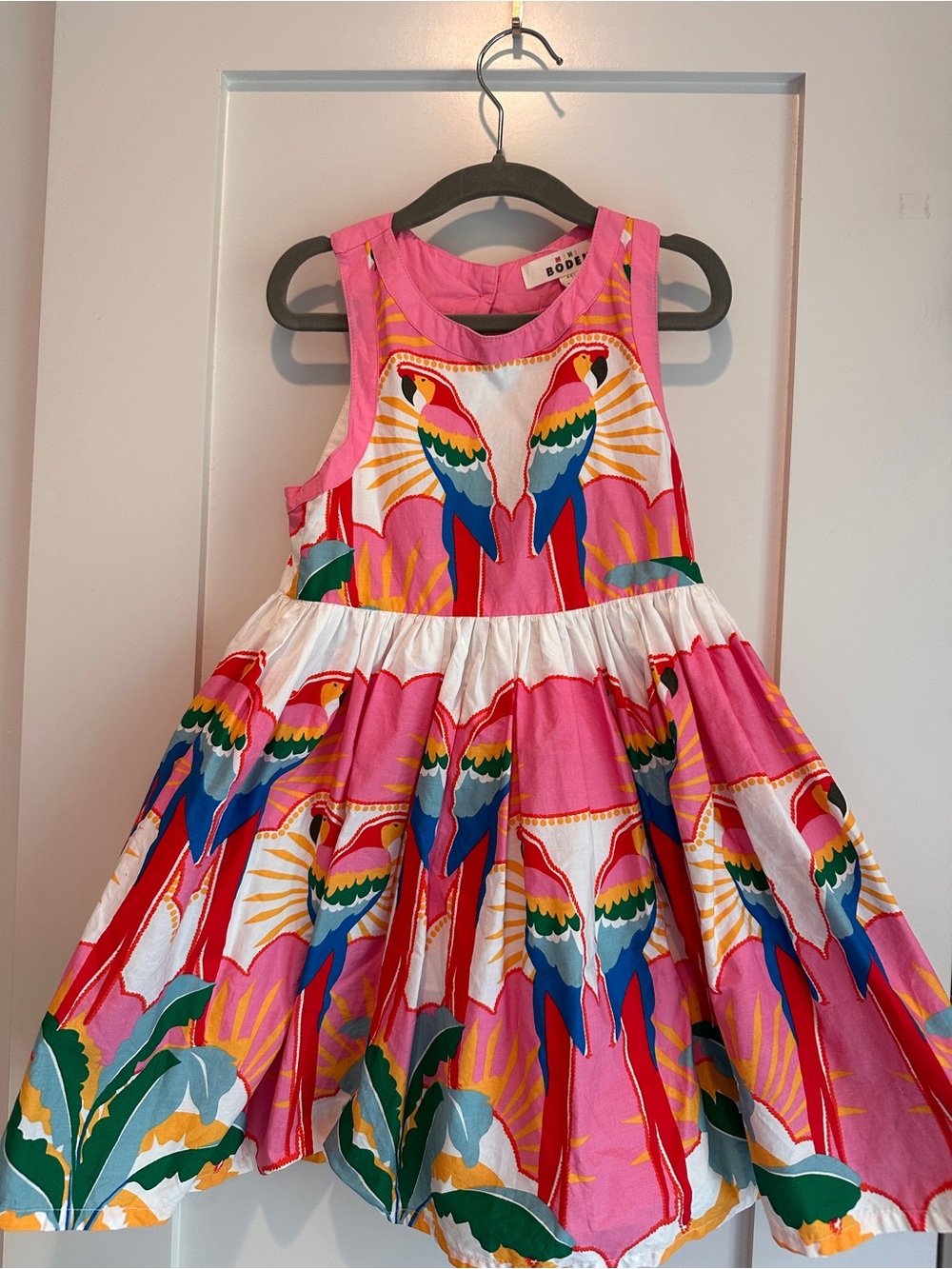 Mini Boden Harlow Parrot Dress